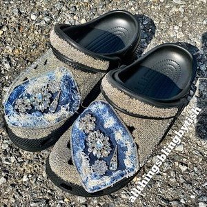 Bling Denim Clogs